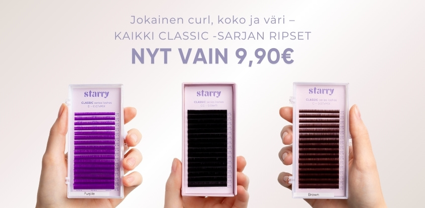 Kaikki CLASSIC -SARJAN RIPSET nyt vain 9,90€